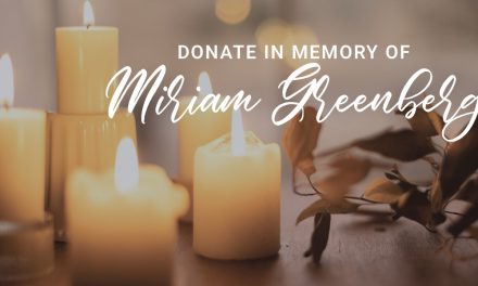 Donate in memory of Miriam Greenberg