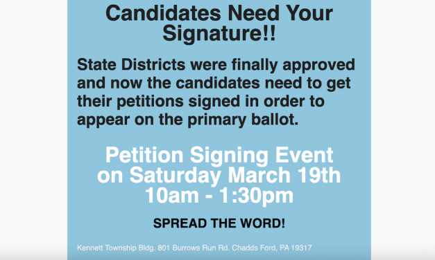 PETITION SIGNING EVENT – MARCH 19th 10AM-1:30PM